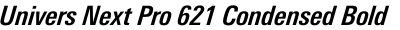 Univers Next Pro 621 Condensed Bold Italic
